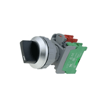 Rotary Switch Black Stabl.pos 2 NC + NO 3A/230VAC 22mm IP65