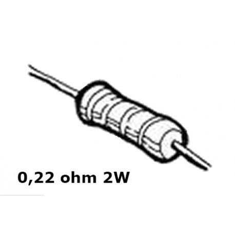 Resistor 0.22 Ohm, 2W