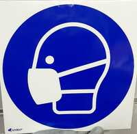 Safety Sign, Put Mask, 200x200mm