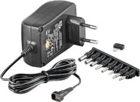 Universal Power Supply, Input: 100 to 240V AC, Output: 3/4.5/5/6/7.5/9/12V, 2.25A