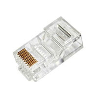 RJ45 Plug, 8PIN, Phosphor Bronze Contacts, Gold-Plated