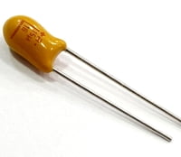 15uf, 16VDC Radial Tantalum Capacitor