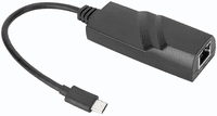 Type-C USB to Fast Ethernet Adapter, USB v3.0 and v3.1, 10/100/1000Mbps