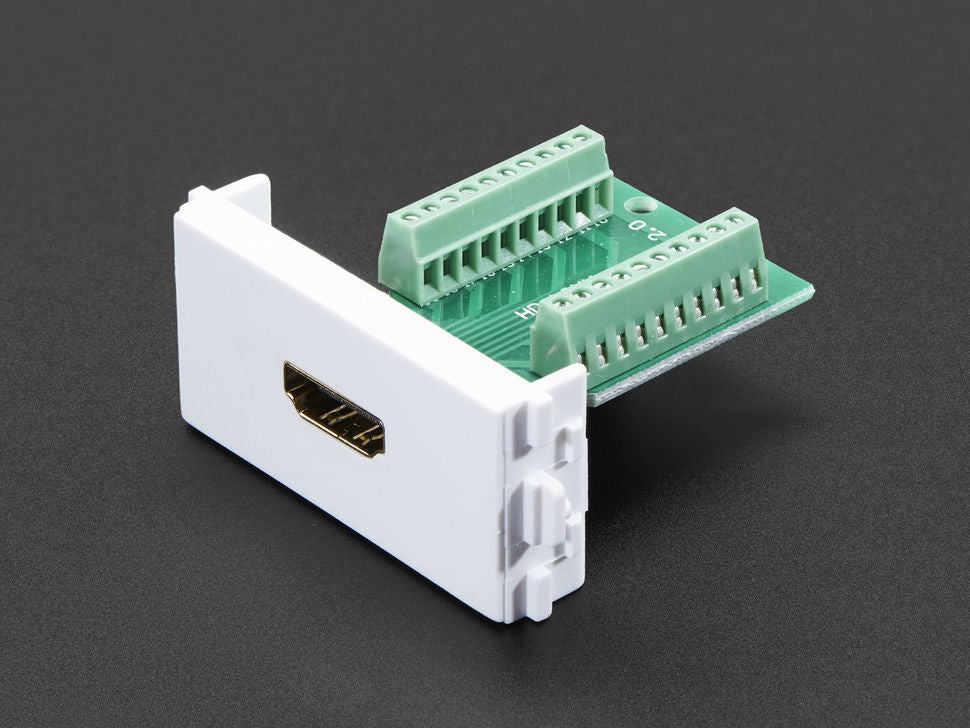 Panel Mount Female HDMI Socket to Terminal Block Breakout