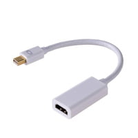 Mini DisplayPort Plug to HDMI Socket, 0.15m