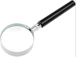 Hand Magnifier Lens: 50mm, Mag: x6