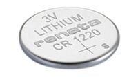 CR1220, 12mm, Lithium Battery Coin 3V 40mAh