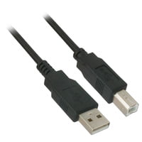 Cable USB A plug, USB B plug, 3 meter