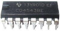 IC CD4543 (7 Segment Decoder)