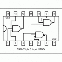 IC 7410 (Triple 3-input NAND GATE)