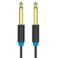 Audio Cable, Jack 6.35mm Plug both sides, 3m