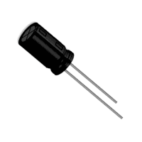 Capacitor 10uF 400vDC, Size 10x20mm