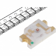 LED SMD Gull wing yellow 2.4x2.15x2.75mm 25° 20mA