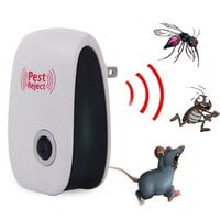 Ultrasonic Pest Reject Repeller Pest Control Electronic Anti Rodent Insect Repellent Mole Mouse Cockroach Mice Mosquito Killer