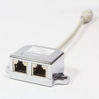 RJ45 Splitter Plug/socket, Layout: 8p8c; RJ45 Socket x2, RJ45 Plug