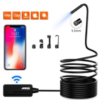 WIFI 10 meter Endoscope Camera, 5.5mm, HD, 6500K,  Waterproof for Android PC IOS