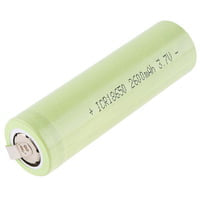 18650 Rechargeable Lithium Battery, 3.7V, 2.6Ah