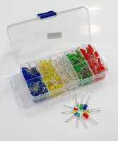 5mm/3mm LED Kit Box, 5 Colors, 200pcs