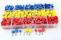 Electrical Crimp Dual Entry Cord end Wire Terminal Connector, 720pcs