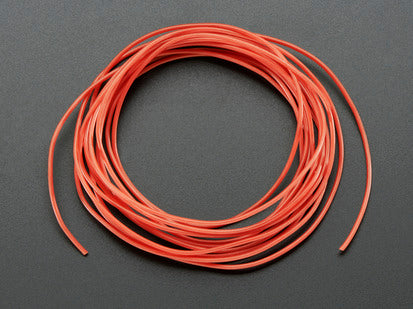 Silicone Cover Stranded Wire 26AWG Red