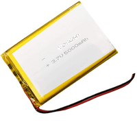 Rechargeable Lithium Battery 3.7V, 5000mAh