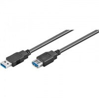 Cable USB 3.0, USB A plug, USB A socket, 3 meters, 5Gbps