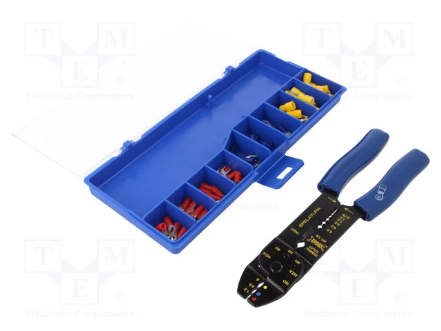 Crimping Push-on Connectors Kit, Terminal Crimping